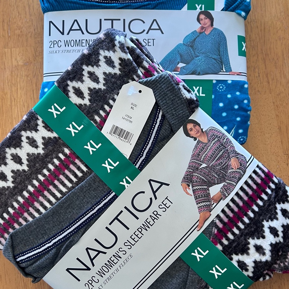 2 Nautica Women's pajama Sets brand new size xl